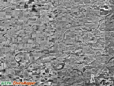 Granite township, Minnesota satellite photo by USGS