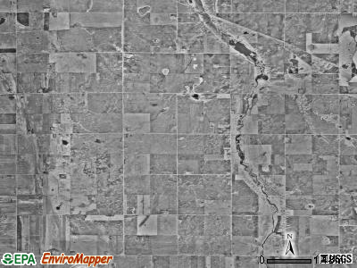Elbow Lake township, Minnesota satellite photo by USGS