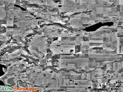 Agram township, Minnesota satellite photo by USGS