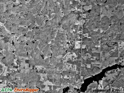 Ann Lake township, Minnesota satellite photo by USGS