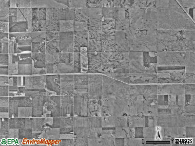 Redpath township, Minnesota satellite photo by USGS
