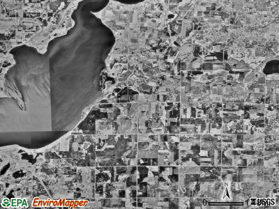 Gordon township, Minnesota satellite photo by USGS