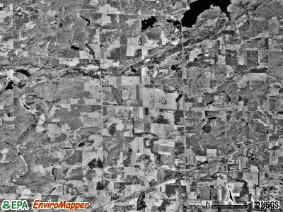 Kanabec township, Minnesota satellite photo by USGS