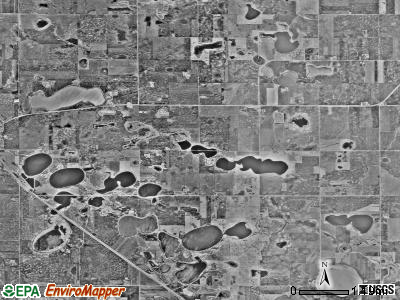 Macsville township, Minnesota satellite photo by USGS