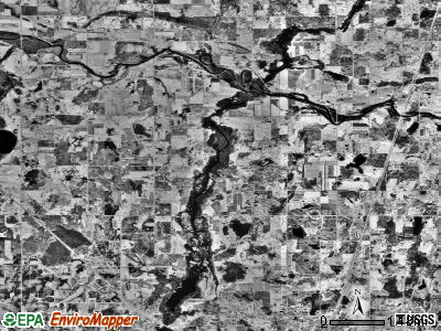 Grass Lake township, Minnesota satellite photo by USGS