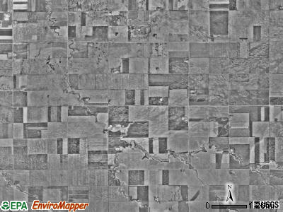 Dollymount township, Minnesota satellite photo by USGS