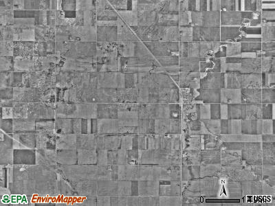 Croke township, Minnesota satellite photo by USGS