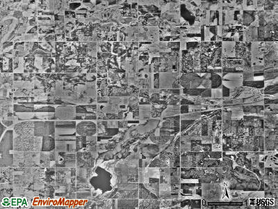 Westport township, Minnesota satellite photo by USGS