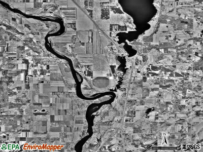 Watab township, Minnesota satellite photo by USGS