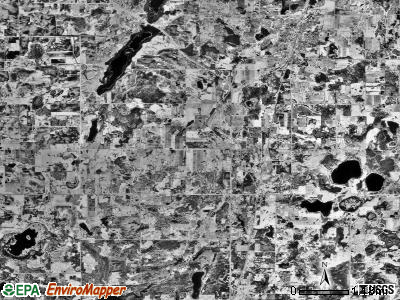 Stanchfield township, Minnesota satellite photo by USGS