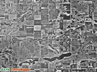 Grove Lake township, Minnesota satellite photo by USGS