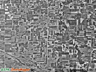 Lake George township, Minnesota satellite photo by USGS