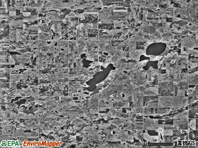 Chippewa Falls township, Minnesota satellite photo by USGS