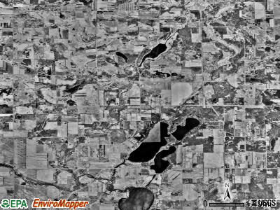 Palmer township, Minnesota satellite photo by USGS