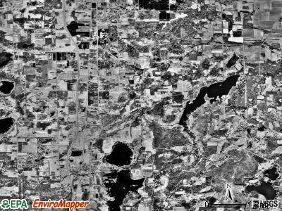 Lent township, Minnesota satellite photo by USGS
