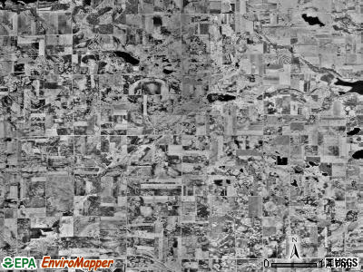 Luxemburg township, Minnesota satellite photo by USGS