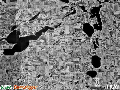 Eden Lake township, Minnesota satellite photo by USGS