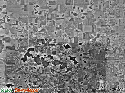 Otrey township, Minnesota satellite photo by USGS