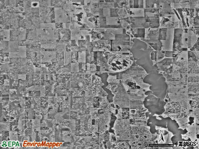 Artichoke township, Minnesota satellite photo by USGS