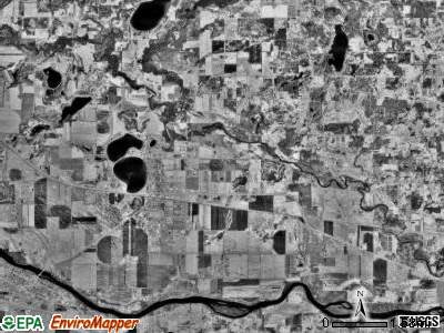 Big Lake township, Minnesota satellite photo by USGS