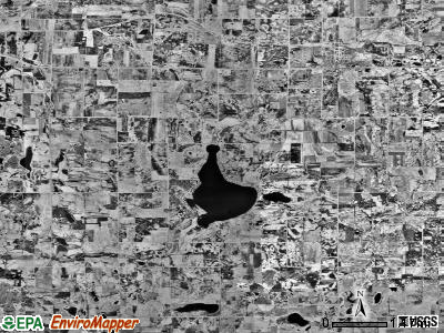 Forest Prairie township, Minnesota satellite photo by USGS