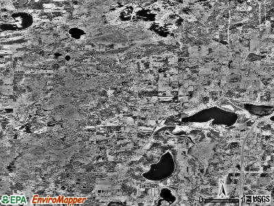 Columbus township, Minnesota satellite photo by USGS