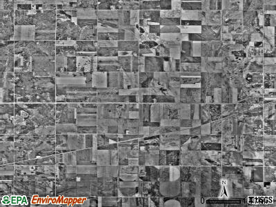 Marysland township, Minnesota satellite photo by USGS