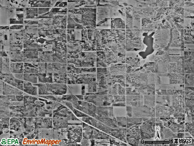 Kildare township, Minnesota satellite photo by USGS