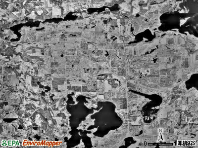 Southside township, Minnesota satellite photo by USGS