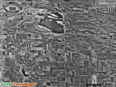 Agassiz township, Minnesota satellite photo by USGS