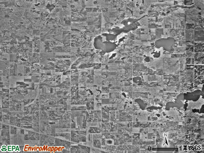 Mamre township, Minnesota satellite photo by USGS