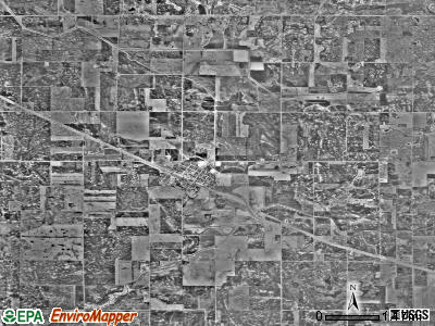 Pillsbury township, Minnesota satellite photo by USGS