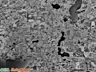 Dassel township, Minnesota satellite photo by USGS