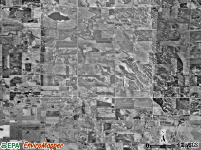 Augusta township, Minnesota satellite photo by USGS