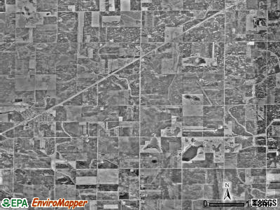 Edwards township, Minnesota satellite photo by USGS