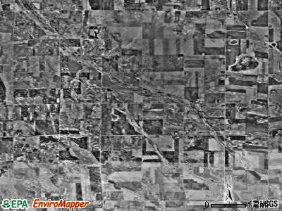 Arena township, Minnesota satellite photo by USGS