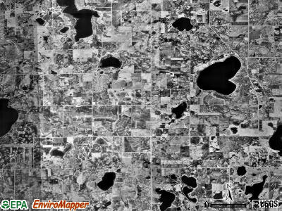Greenleaf township, Minnesota satellite photo by USGS