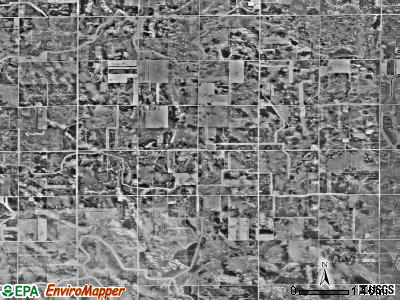 Crate township, Minnesota satellite photo by USGS