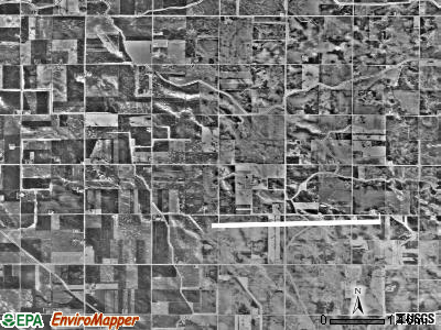 Havelock township, Minnesota satellite photo by USGS