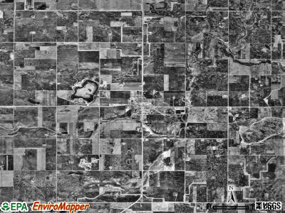 Cosmos township, Minnesota satellite photo by USGS
