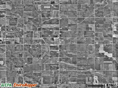 Holland township, Minnesota satellite photo by USGS