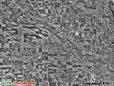 Stony Run township, Minnesota satellite photo by USGS