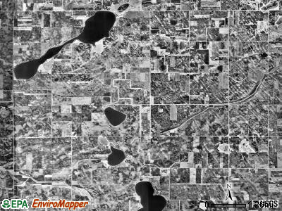 Boon Lake township, Minnesota satellite photo by USGS