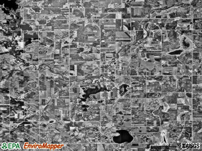 Camden township, Minnesota satellite photo by USGS