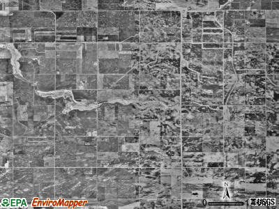 Winfield township, Minnesota satellite photo by USGS