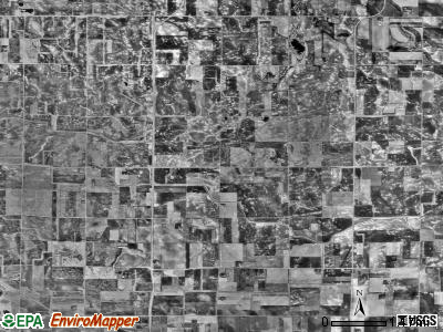 Lisbon township, Minnesota satellite photo by USGS