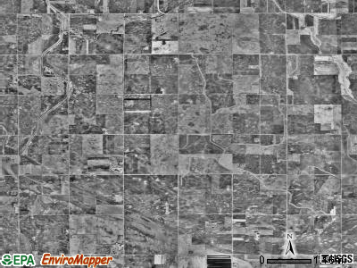 Crooks township, Minnesota satellite photo by USGS