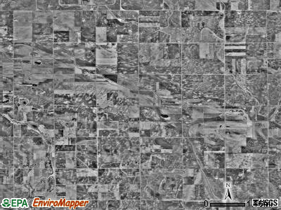 Ericson township, Minnesota satellite photo by USGS