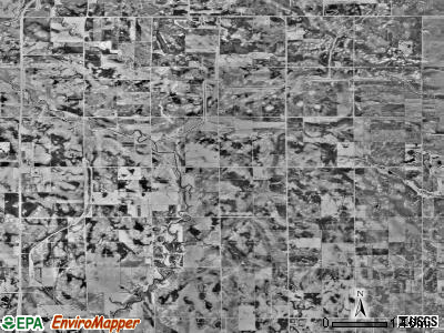 Wang township, Minnesota satellite photo by USGS