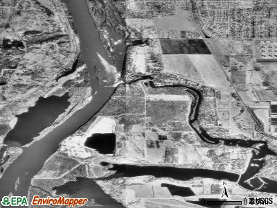 Grey Cloud Island township, Minnesota satellite photo by USGS
